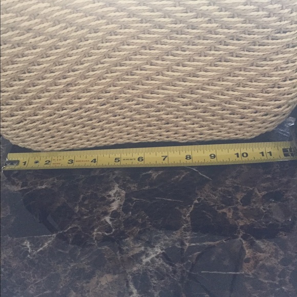 Brighton destiny large straw and leather bag. - Picture 6 of 8