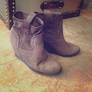 Lucky Brand wedge booties