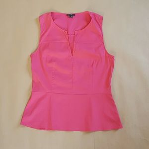 Theory Stretch Peplum Top