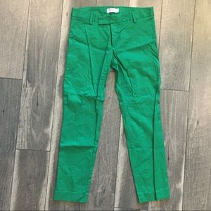 Gap Kelly Green Slim Crop Pant