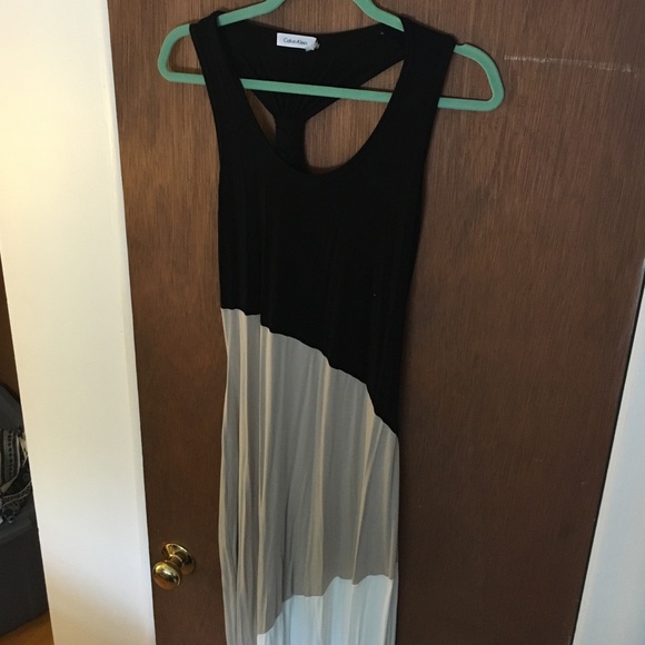 Tri-colored Calvin Klein maxi