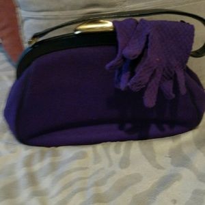 Vintage Purple Handbag