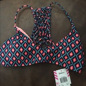 Diamond Pattern Crochet style Bikini Top