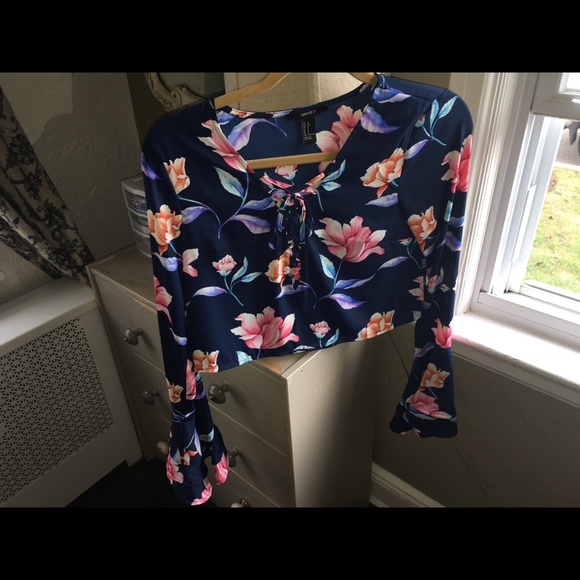 Floral crop top
