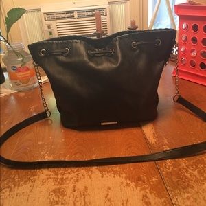 Madden girl black leather purse