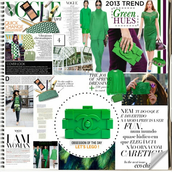 💋Chanel Green Lego - Picture 2 of 3