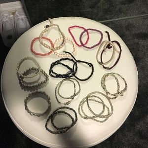 whole bunch of bracelets