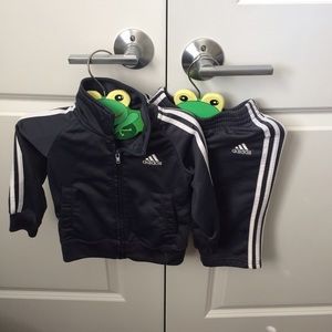 Adidas Track suit, adorable!