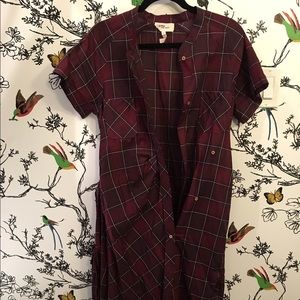 Isabel Marant plaid shirt dress