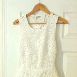 White lace romper