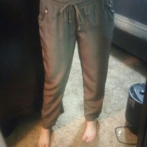Army style trousers
