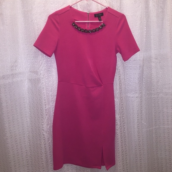 Hot pink jewel Jessica Simpson Dress - Picture 1 of 4