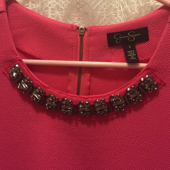 Hot pink jewel Jessica Simpson Dress - Picture 2 of 4