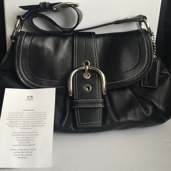 Leather Coach bag - Picture 1 of 4