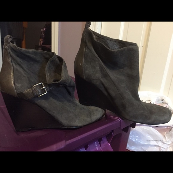 Suede Booties - Picture 1 of 4