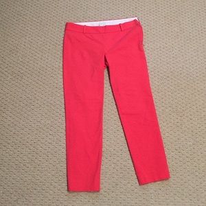 Jcrew Coral Minnie pants size 4