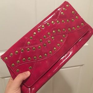 Pink clutch