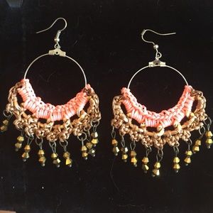 Crocheted earrings