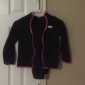 Girls soft fleece outfit