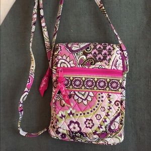 Pink Paisley Vera Bradley Cross body