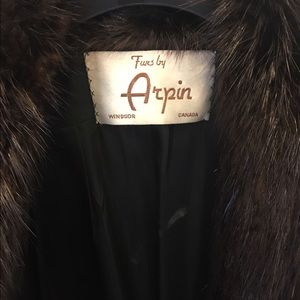 Hair Beaver Fur Coat Jacket 