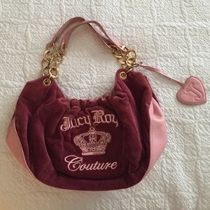 Juicy Couture leather/velvet Handbag