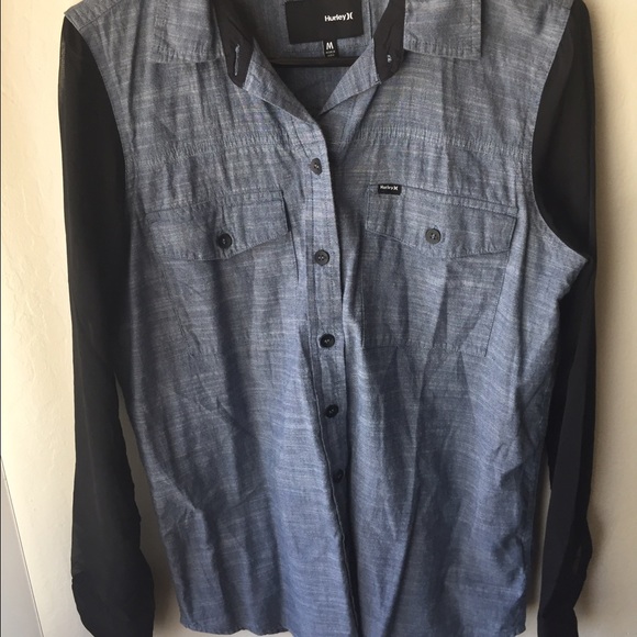 Hurley Denim Button Up