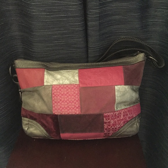 COACH - Pink patchwork bag