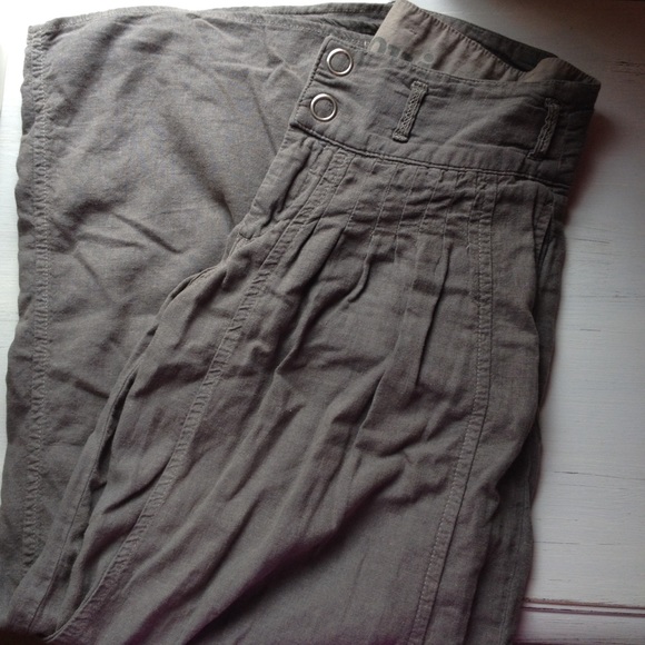 Anthropologie Louie Linen Palazzo Pant