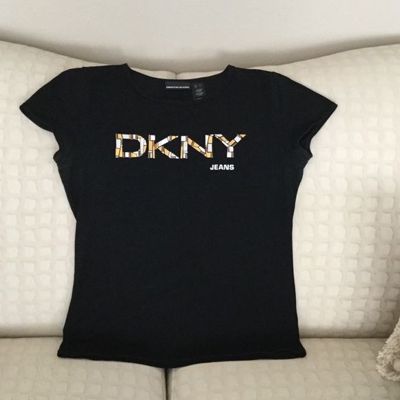 DKNY Metallic Embellished Tee