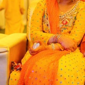 Pakistani Mehndi wear