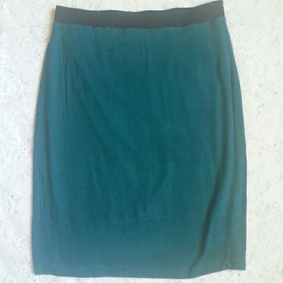 RESERVED Teal skirt