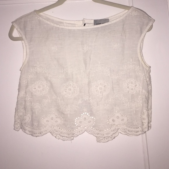 Rachel Comey White Crop Top