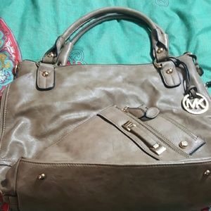Taupe Michael Kors purse