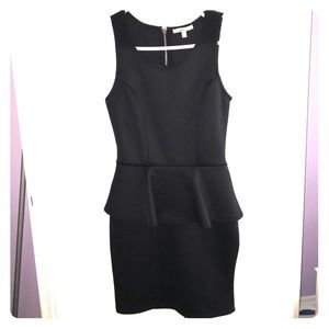 Black Charlotte Russe Peplum Dress