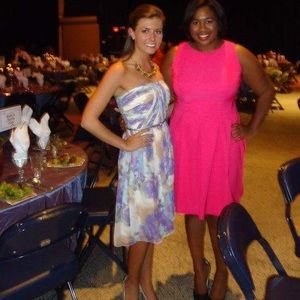 Strapless purple floral sundress