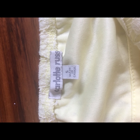 Pastel yellow short mini dress - Picture 4 of 4