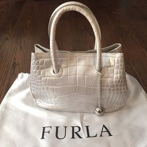 Vintage Furla handbag made in Italy.