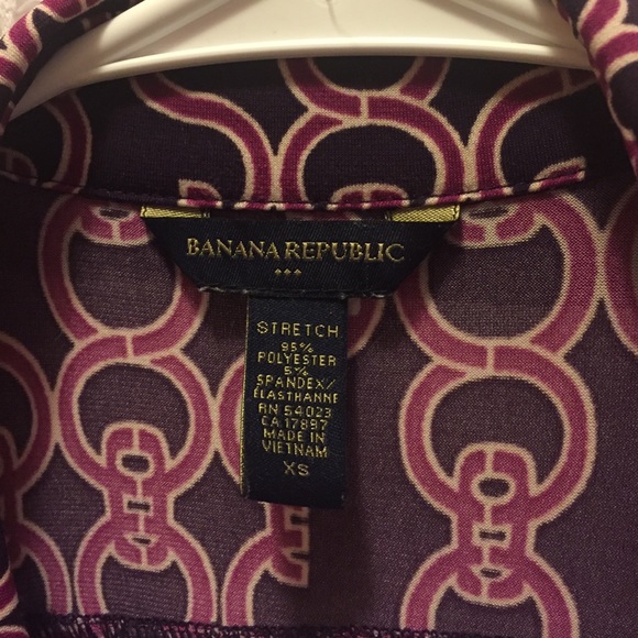 XS Purple Link Wrap Dress - Picture 2 of 3