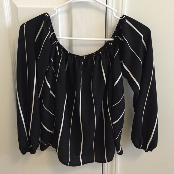 Charlotte Russe off the shoulder shirt