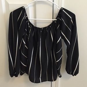 Charlotte Russe off the shoulder shirt