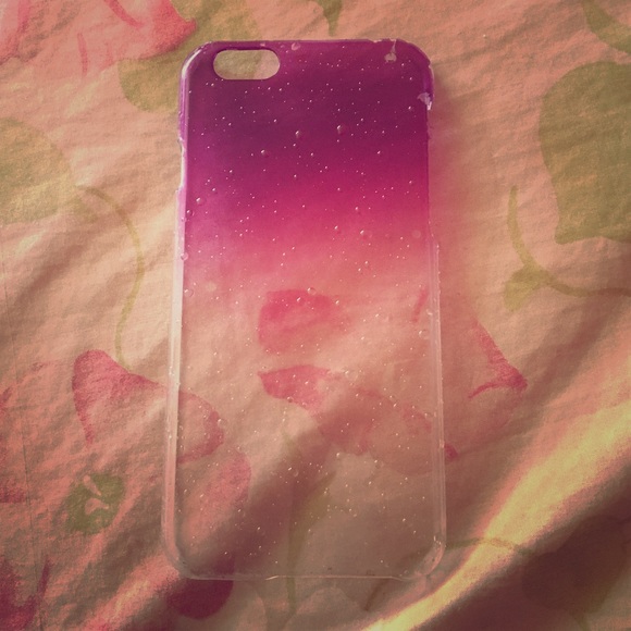 Purple Ombre iPhone 6-6s Case With Raindrop Design
