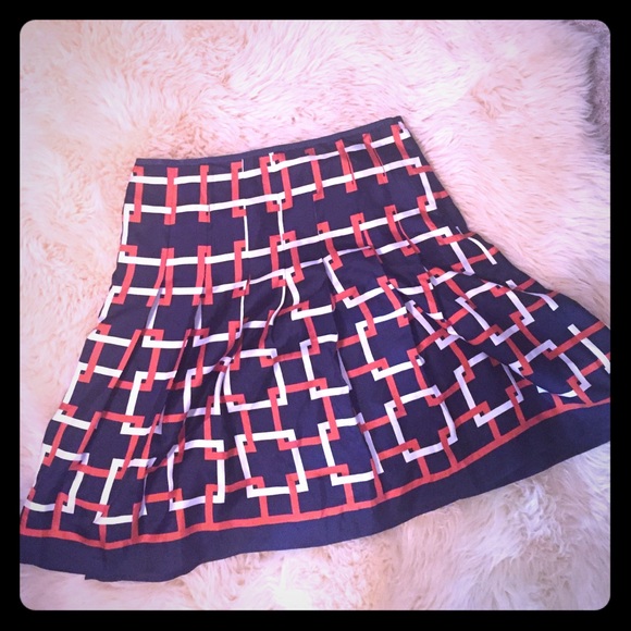 Ann Taylor high waisted silk skirt