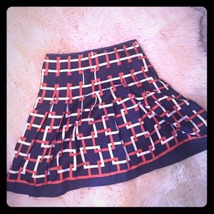 Ann Taylor high waisted silk skirt