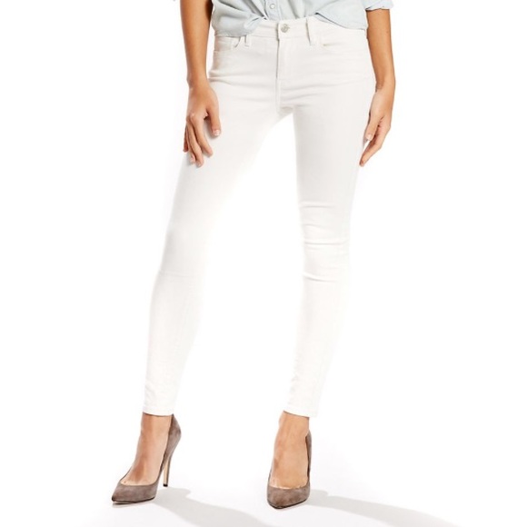 Levi's white legging jeans