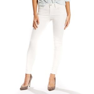 Levi's white legging jeans