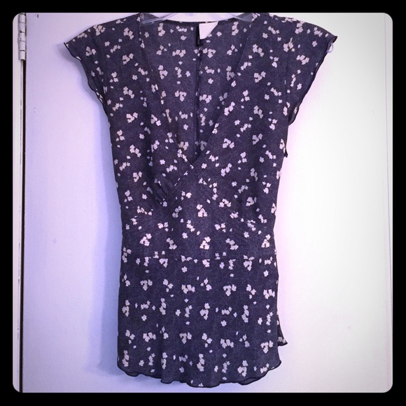 J. Crew Tops - J Crew size 0 low cut blouse