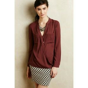 Maeve Eva Wrap blouse, Anthropologie