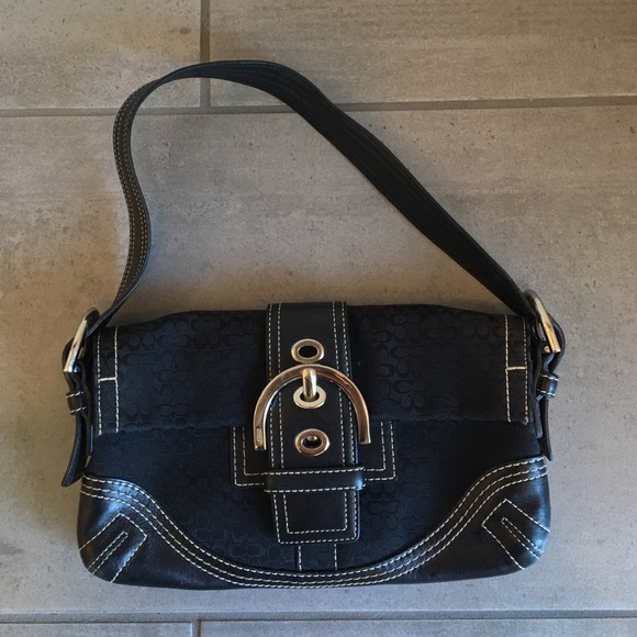 Coach Handbags - Coach Baguette in Black