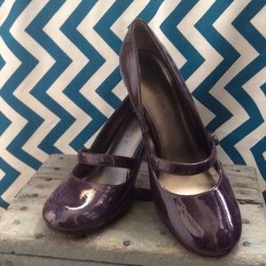 Plum Colored Rampage Baby Doll Heels
